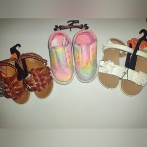 Wonder Nation Girls Sz 6 Shoe Lot